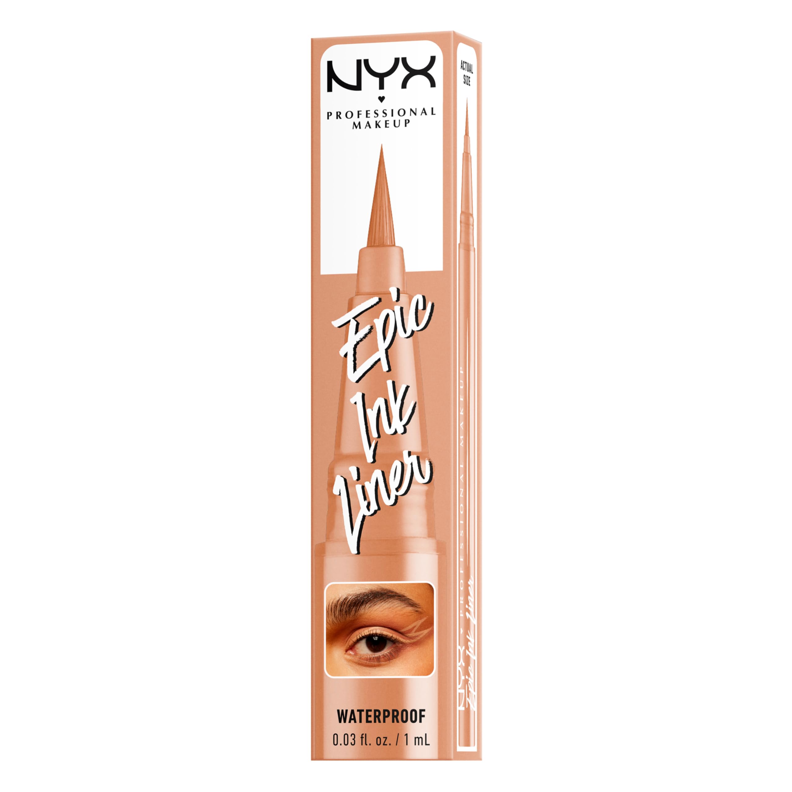 Epic Ink Liner NYX, aspect naturel et raffiné.