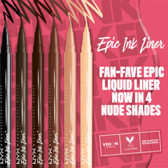 NYX Epic Ink Liner : trace précise pour sublimer la ligne des cils.