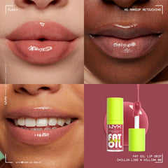 Texture non collante du gloss Fat Oil Lip Drip pour lèvres souples.