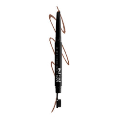 NYX Fill & Fluff avec embout goutte pour dessiner des poils précis.