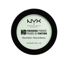 NYX Professional Makeup HD Poudre Finissante compacte menthe pour un fini mat et léger