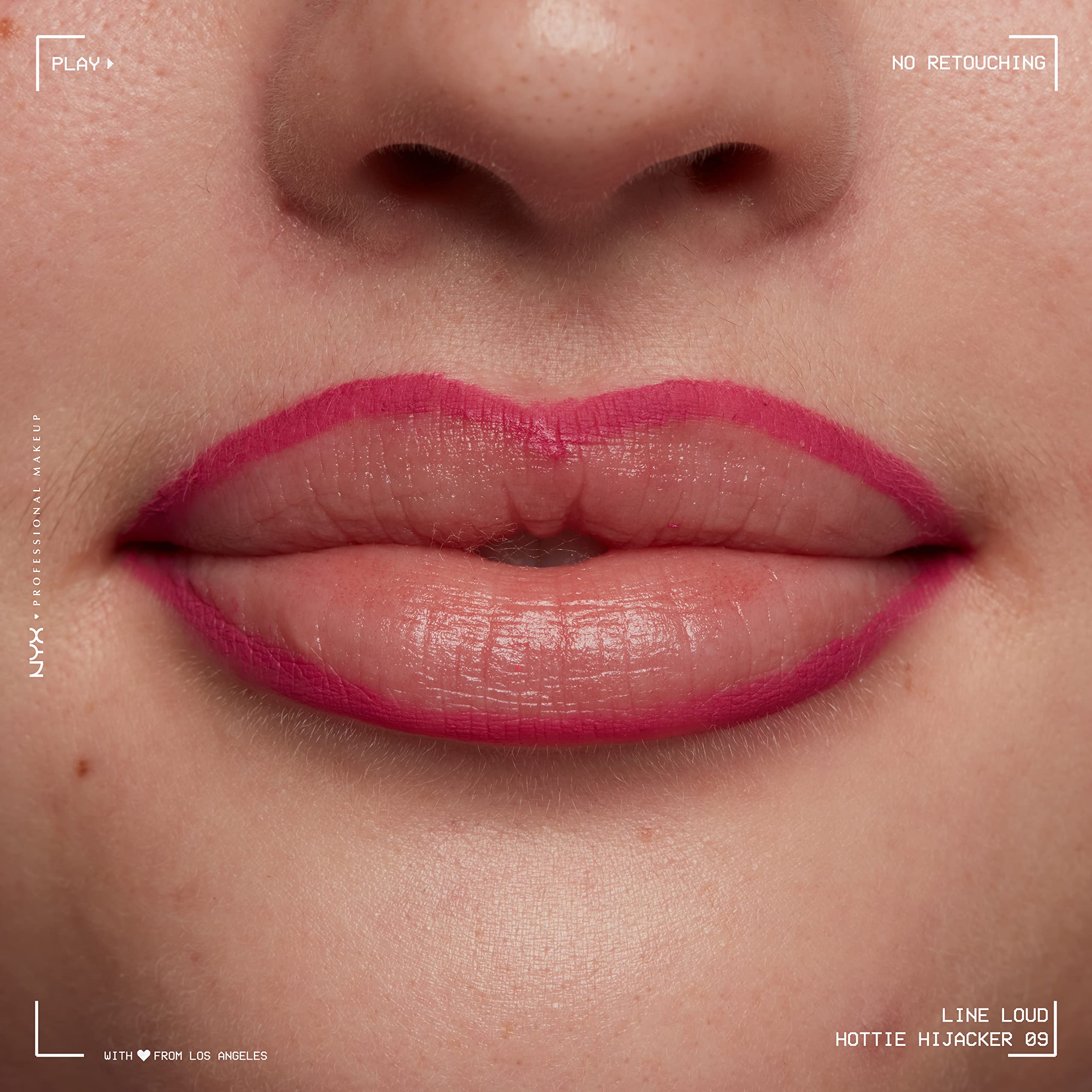 NYX Line Loud Lip Liner Hottie Hijacker, formule waterproof qui reste en place.