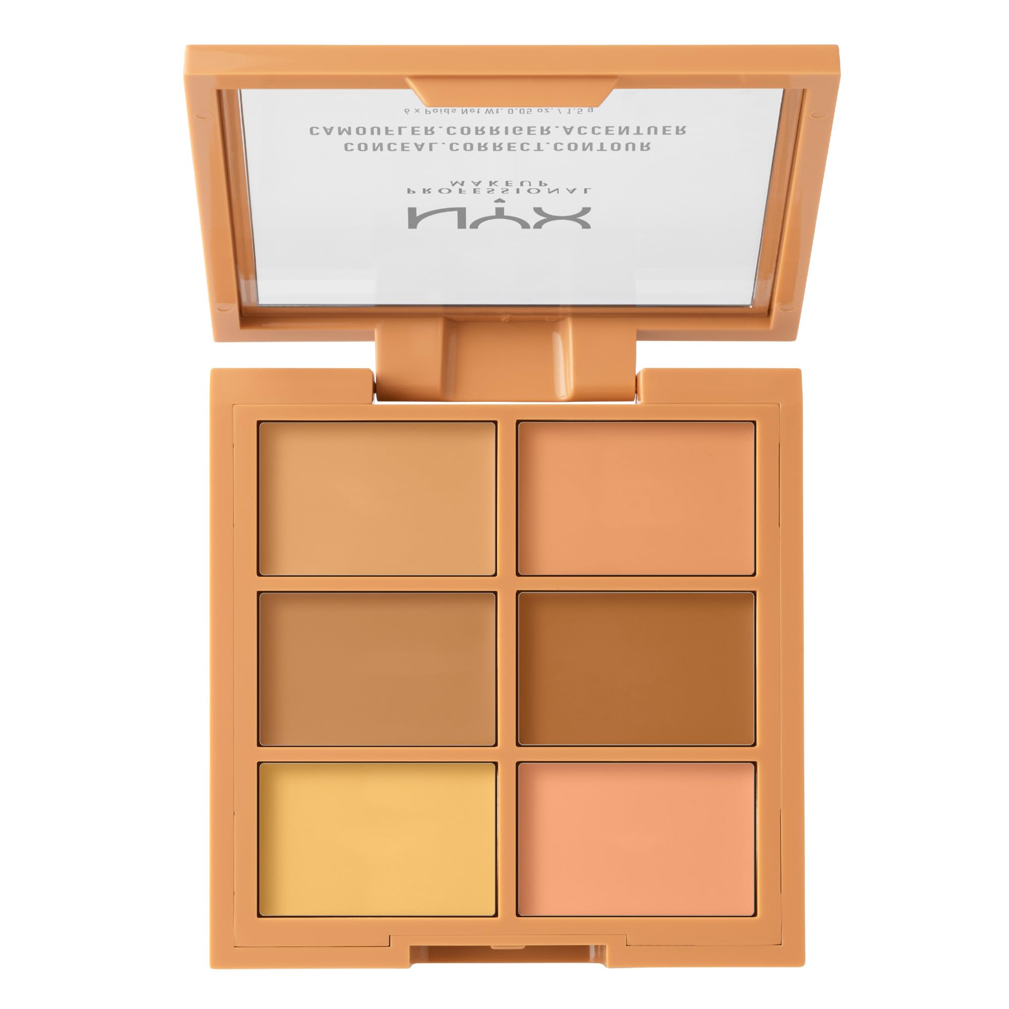 NYX PROFESSIONAL MAKEUP Palette Moyenne déclin modulable à utiliser seule ou en mélange