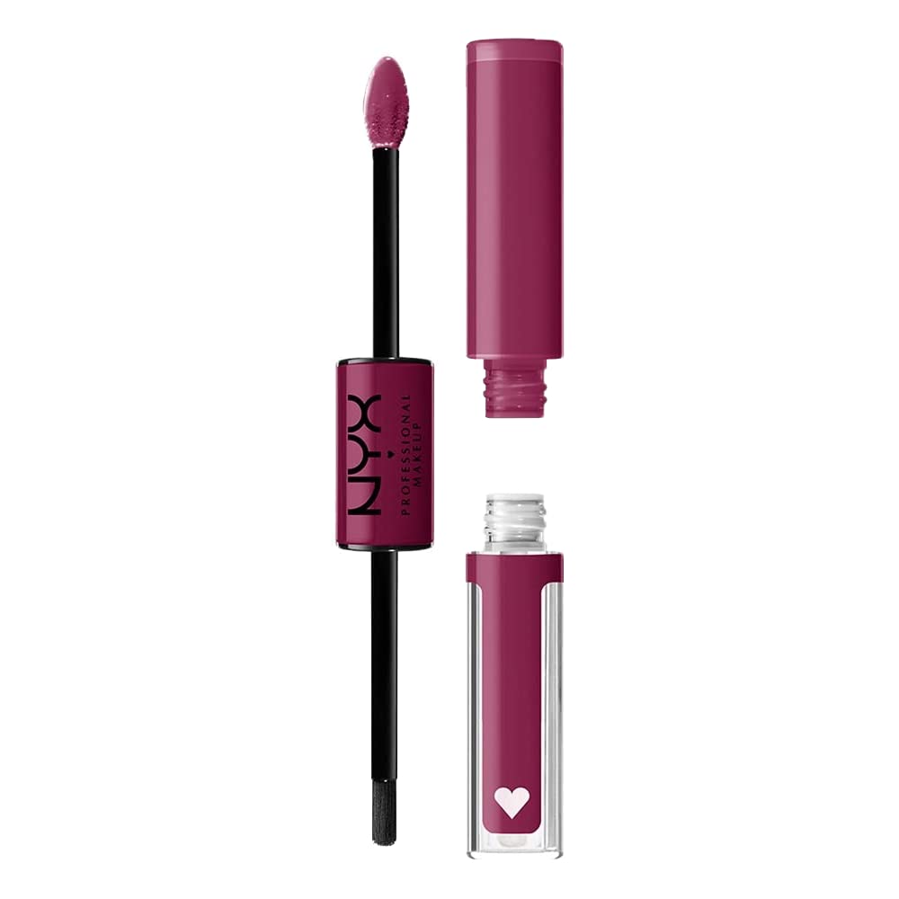 Nyx Shine Lipstick: couche-base pigmentée pour couleur intense et longue tenue.