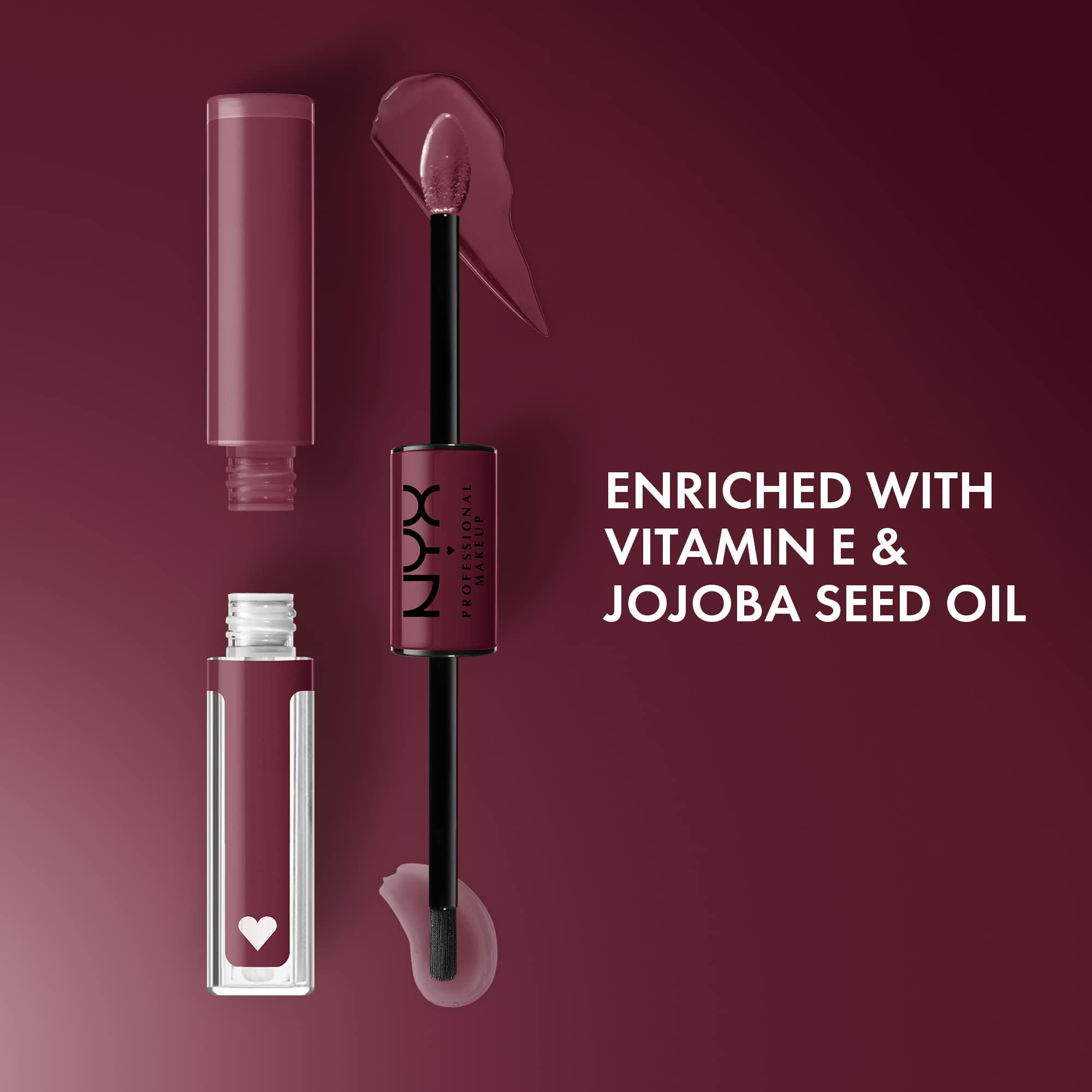 Nyx Shine Loud topcoat-reflet, fini brillant sans collant.
