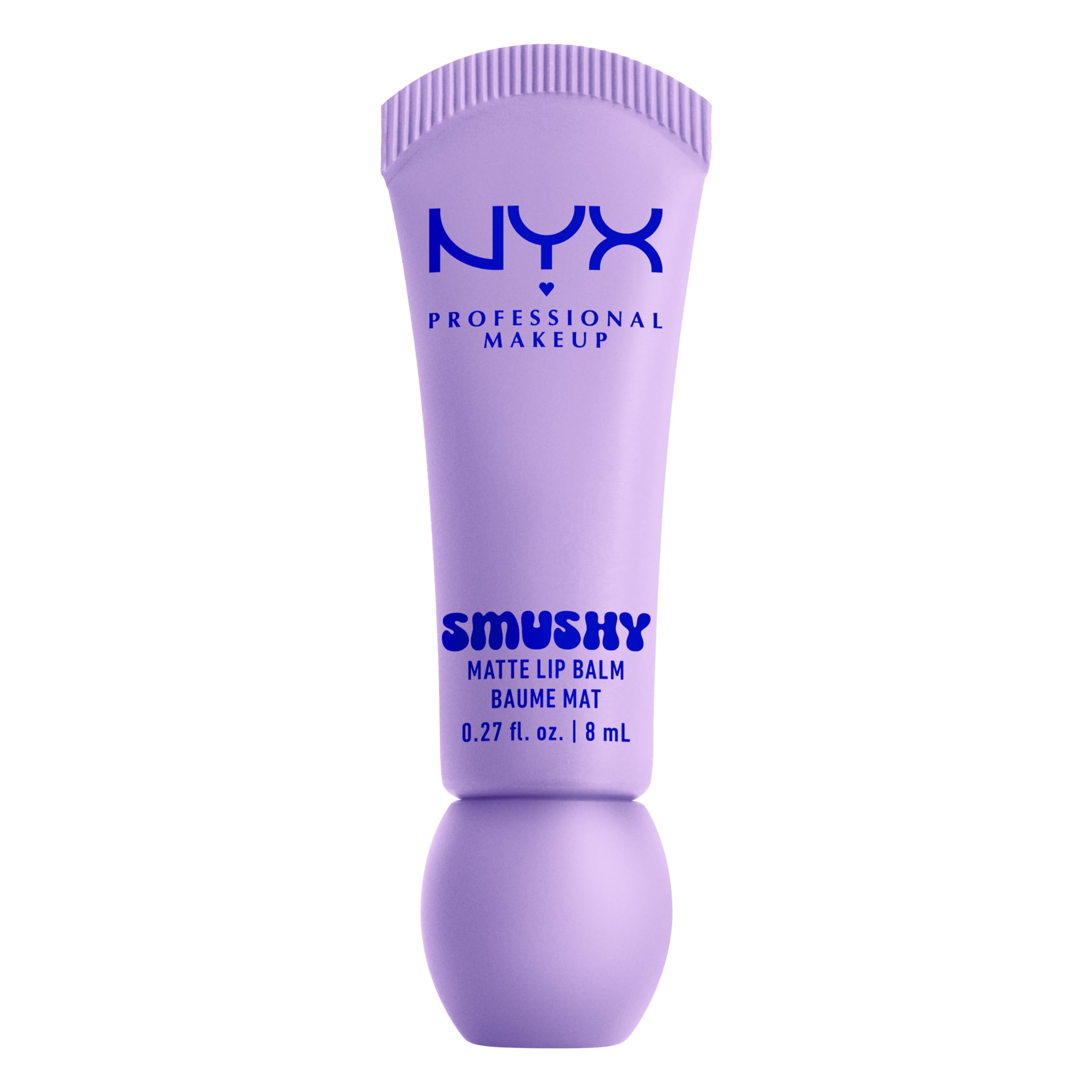 NYX Smushy Matte Lip Balm en action, application douce et confortable sur les lèvres.