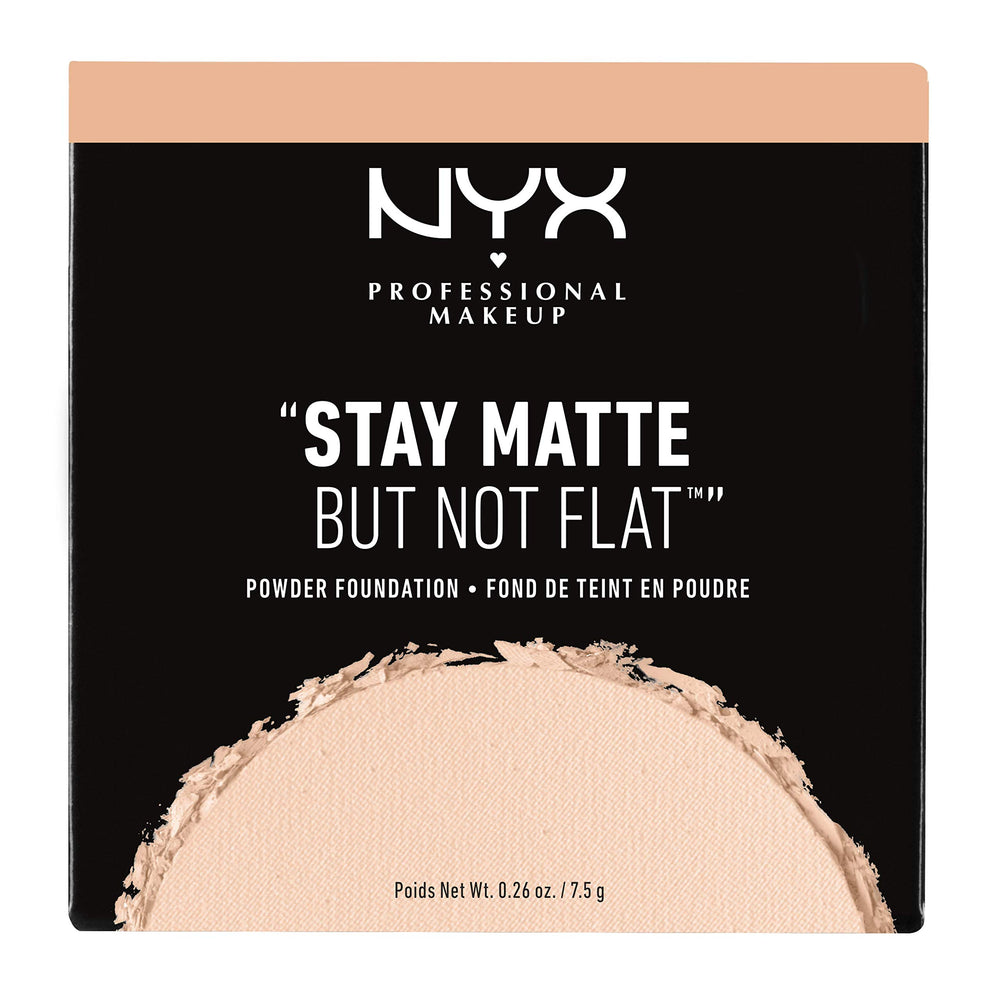 NYX Stay Matte finition-matte : effet maquillage naturel sans brillance.
