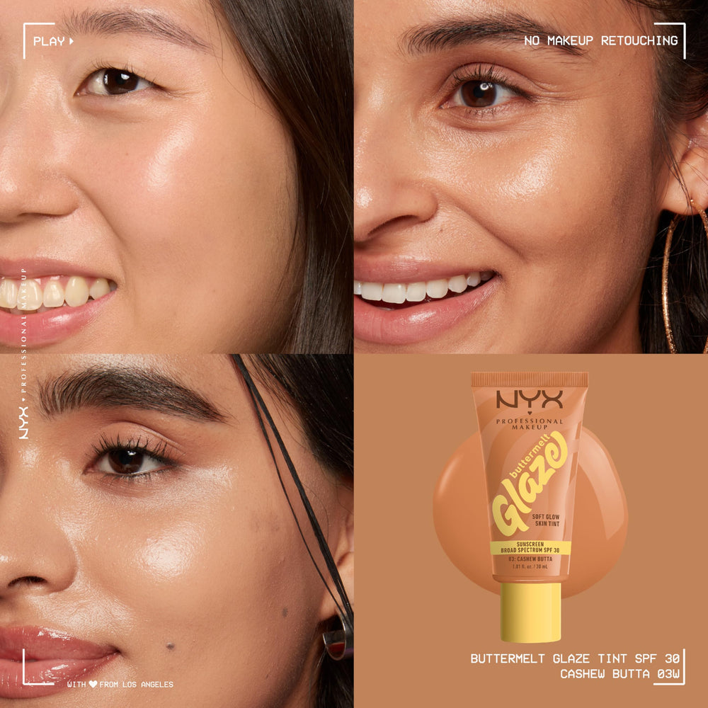 Swatch couleur Cashew Beurre révélant une teinte naturelle NYX