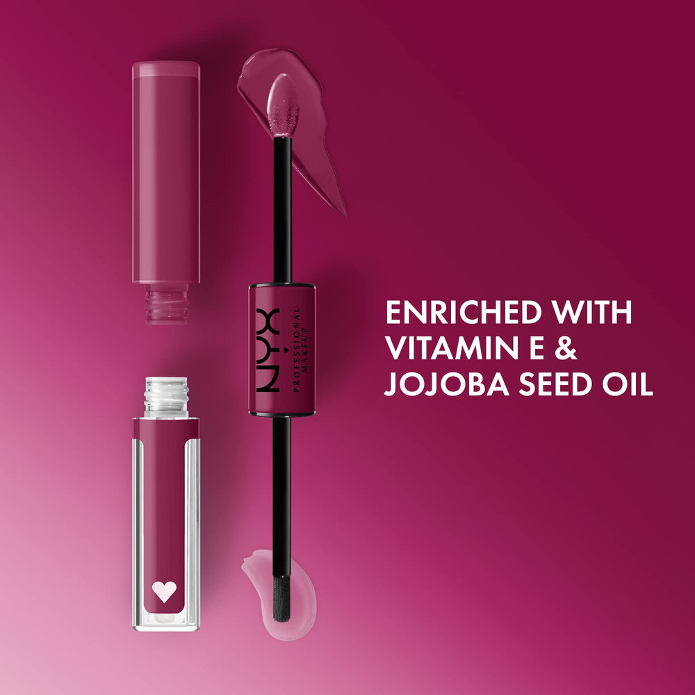 Nyx Shine Lipstick: couche-top réfléchissante, brillance non collante idéale pour sorties.