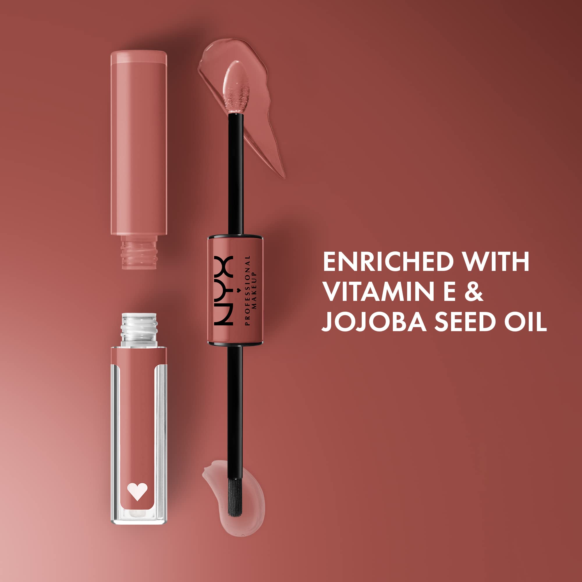 NYX Shine Loud Couche-haute-reflet: brillance miroir sans sensation collante.