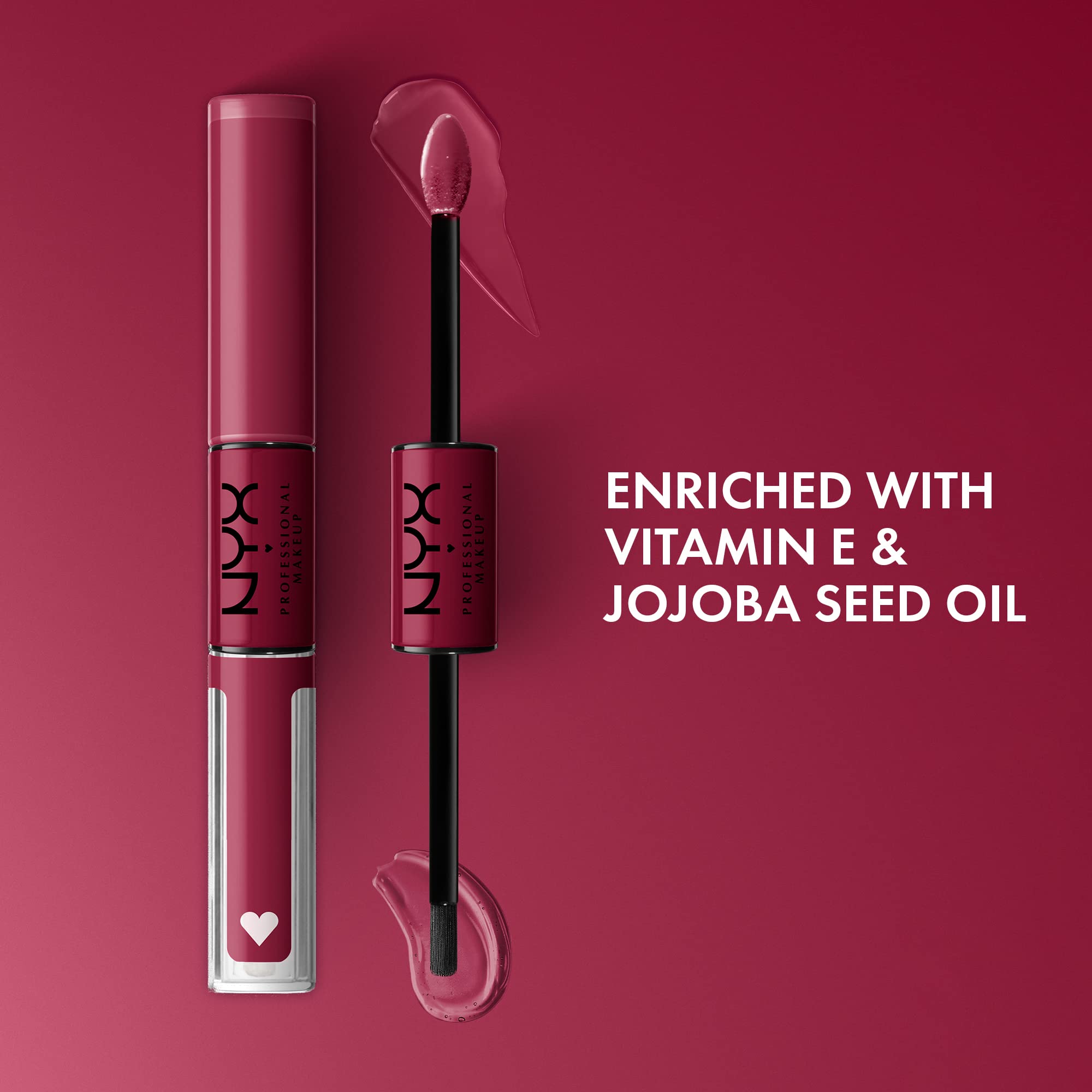 NYX Shine Loud top coat brillance ultra pour un fini clair et brillant.