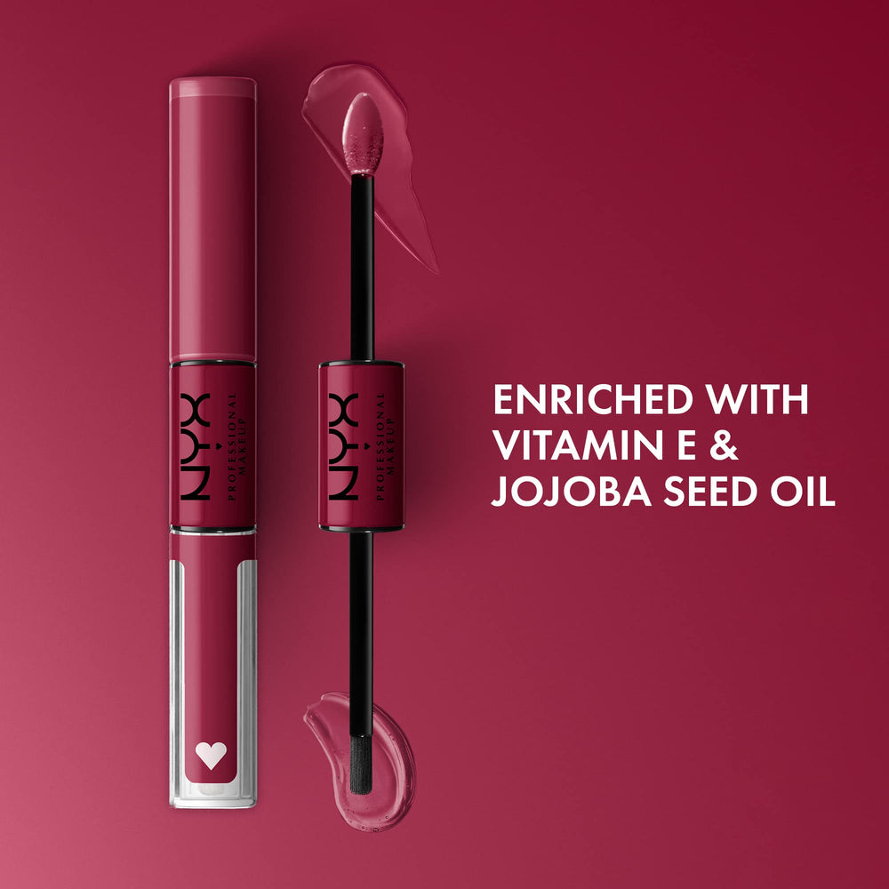 NYX Shine Loud top coat brillance ultra pour un fini clair et brillant.