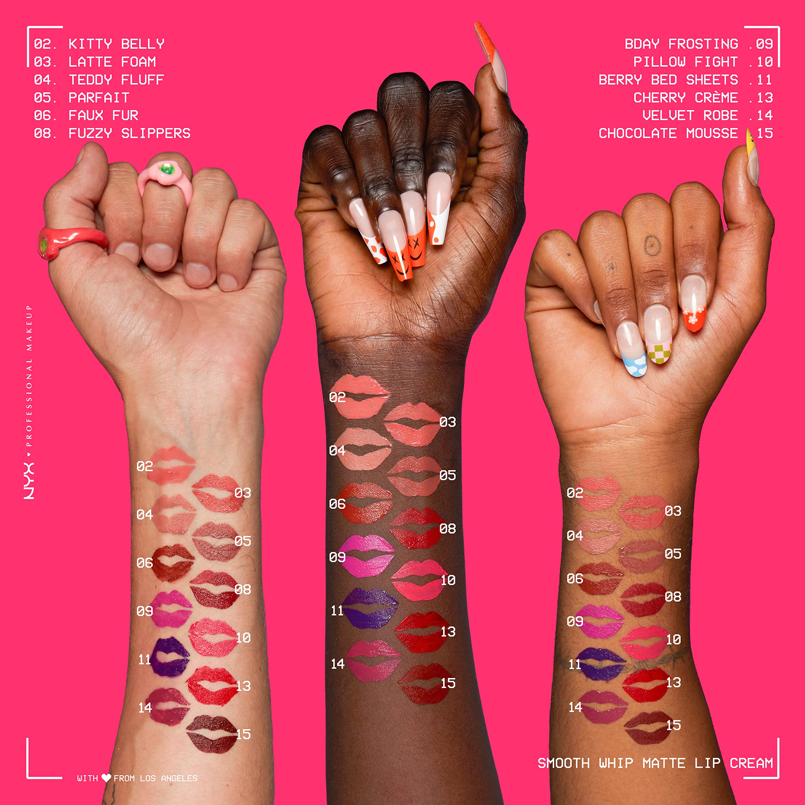 NYX Smooth Whip Matte Lip Cream Pillow Fight effet longue tenue doux