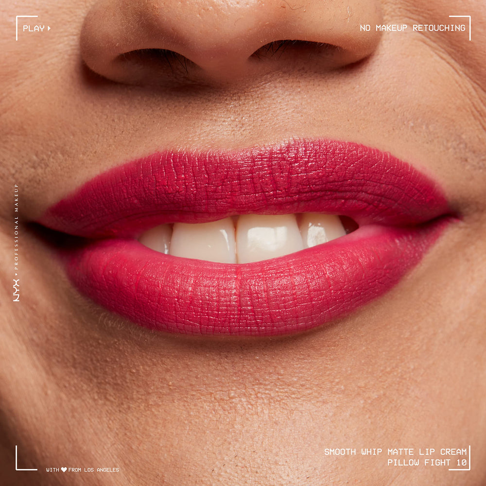 NYX Smooth Whip Matte Lip Cream Pillow Fight végan et certifié sans cruauté animale