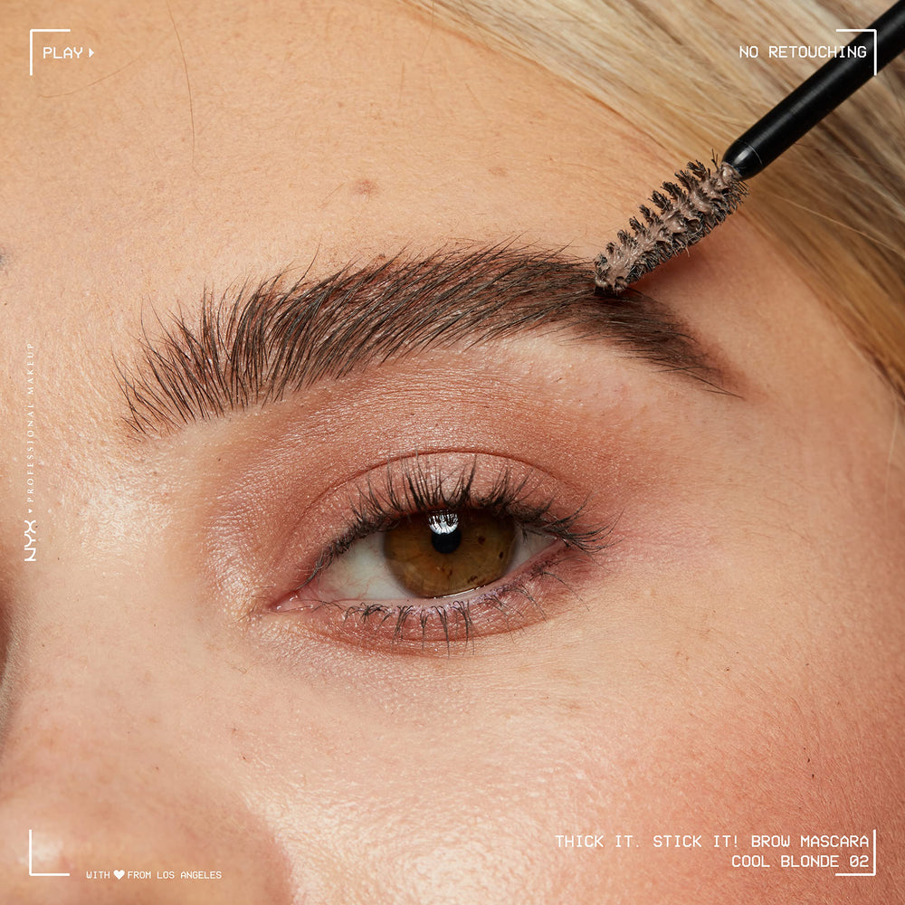 NYX Thick It Stick It Sourcils : formule végane et sans cruauté animale.