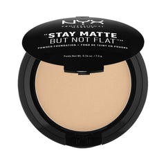 NYX Stay Matte poudre-visage avec pinceau pour une couverture légère et naturelle