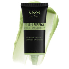 NYX Studio Perfect Primer - bouteille verte: neutralise les rougeurs et prépare le teint