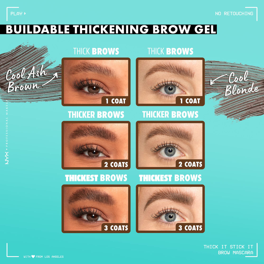 Formule vegan et non testée sur les animaux par NYX Professional Makeup.