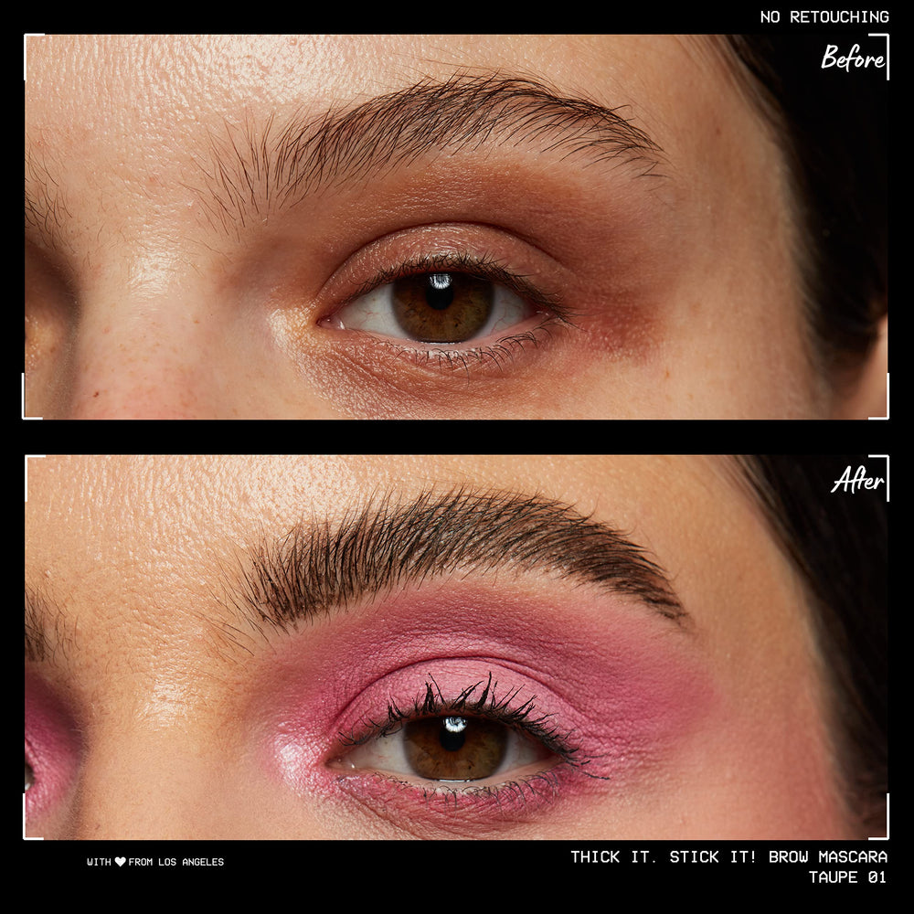 NYX Thick It Stick It, brosse qui définit les poils pour des sourcils structurés.