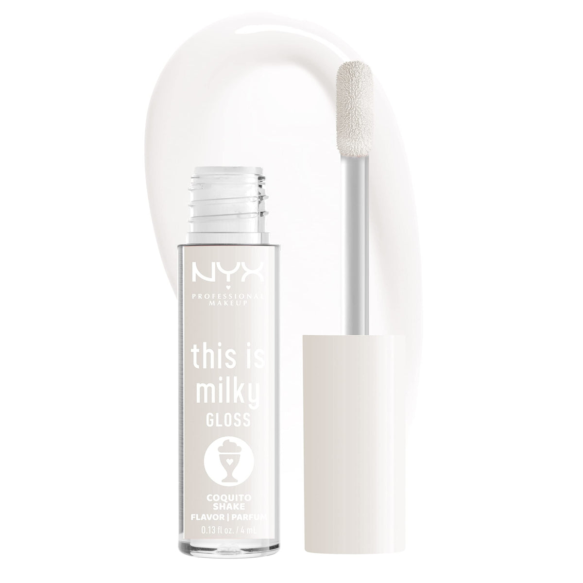 NYX This Is Milky Gloss Coquito Shake flacon éclat laitier durable