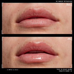NYX This Is Milky Gloss Coquito Shake swatch lèvres fini clair et brillant