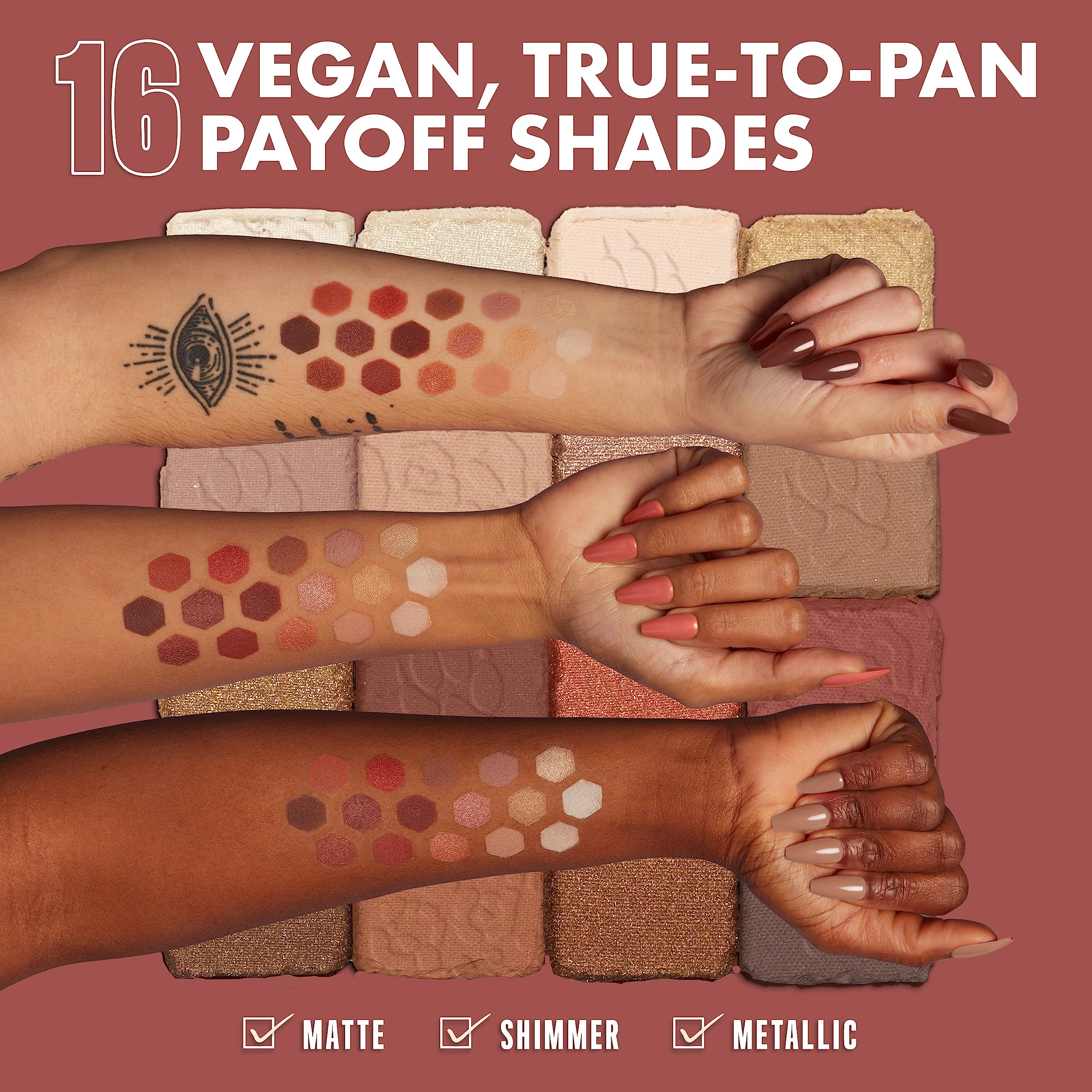 Primer yeux NYX utilisé pour intensifier les couleurs et la tenue.