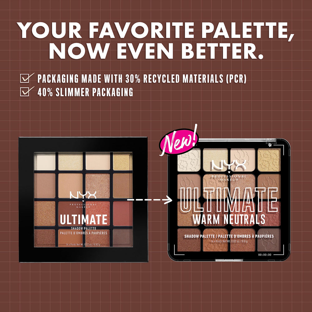 Usage quotidien avec la Palette Ombres Ultimes NYX pour des looks polyvalents.