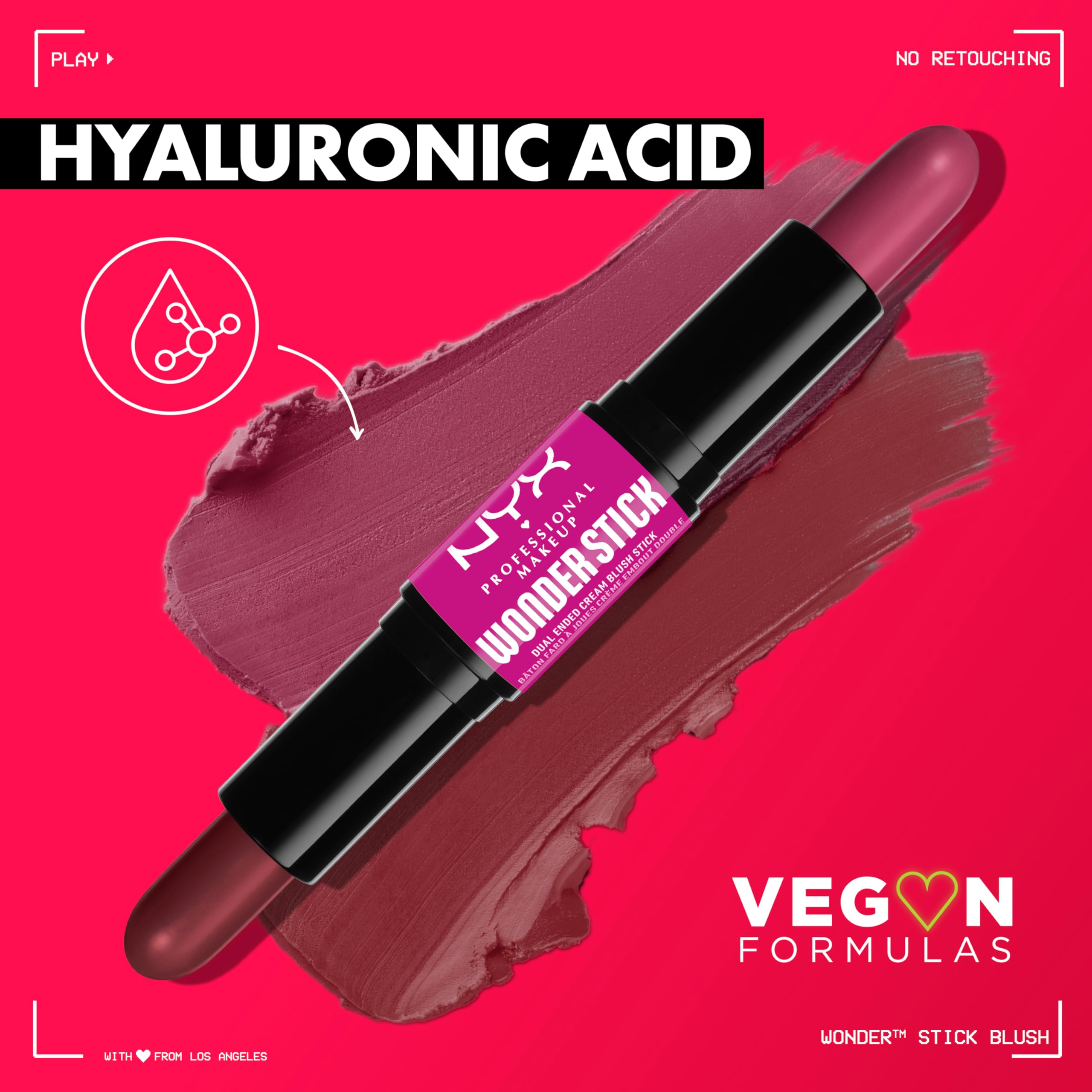 Application lumière sur les pommettes avec NYX Wonder Stick Blush