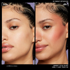 Application contour sombre avec NYX Wonder Stick Blush pour sculpter le visage