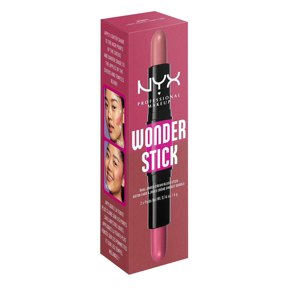 NYX Wonder Stick Blush – maquillage visage complet avec deux teintes complémentaires