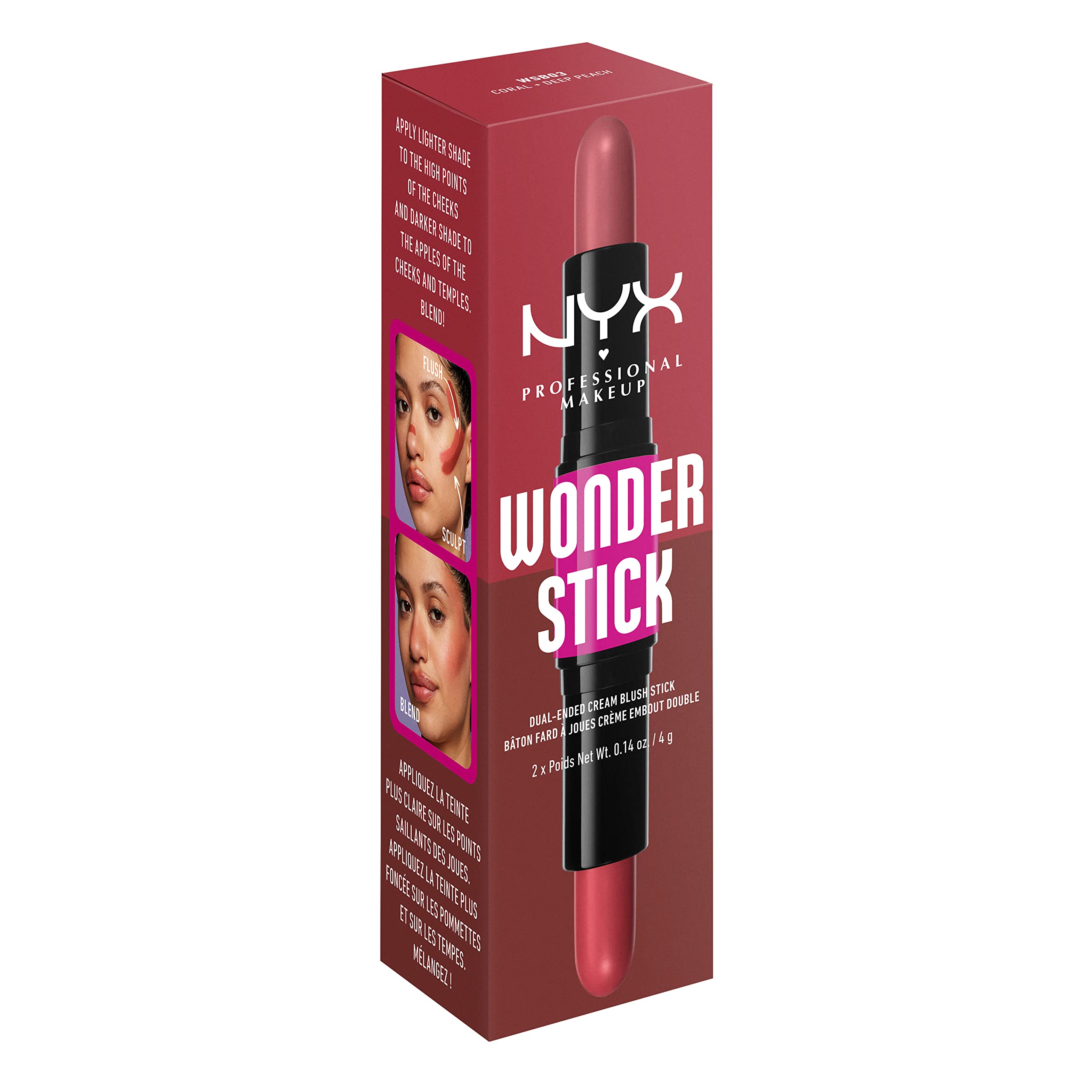 NYX Wonder Stick Blush végan et sans cruauté certifié PETA