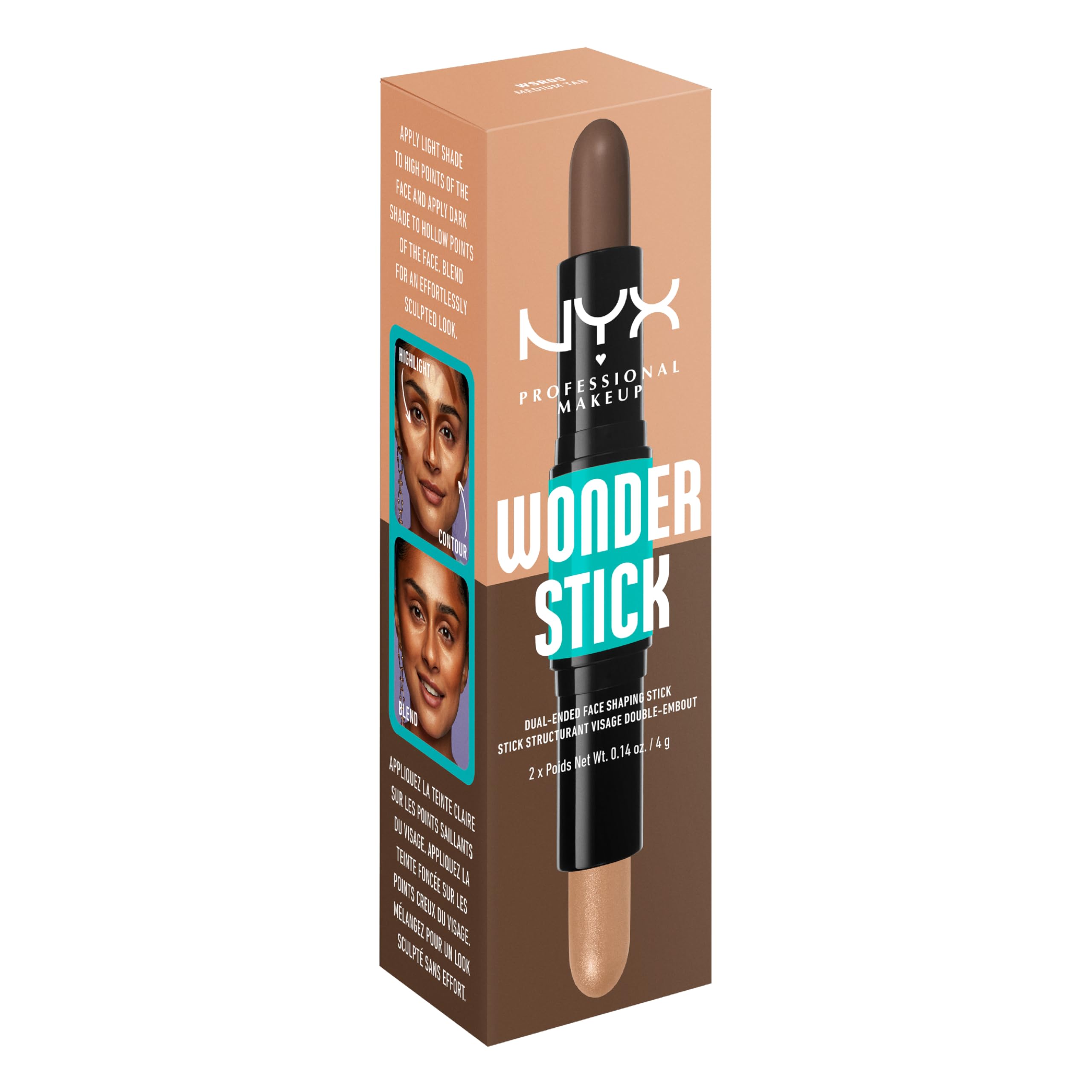 Nyx Wonder Stick duo visage pour contour et highlight.