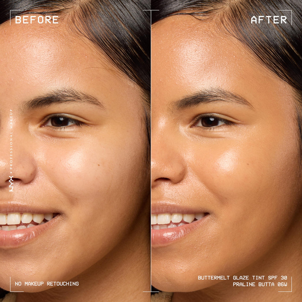 NYX Buttermelt Glaze - application visage, texture douce et lumineuse