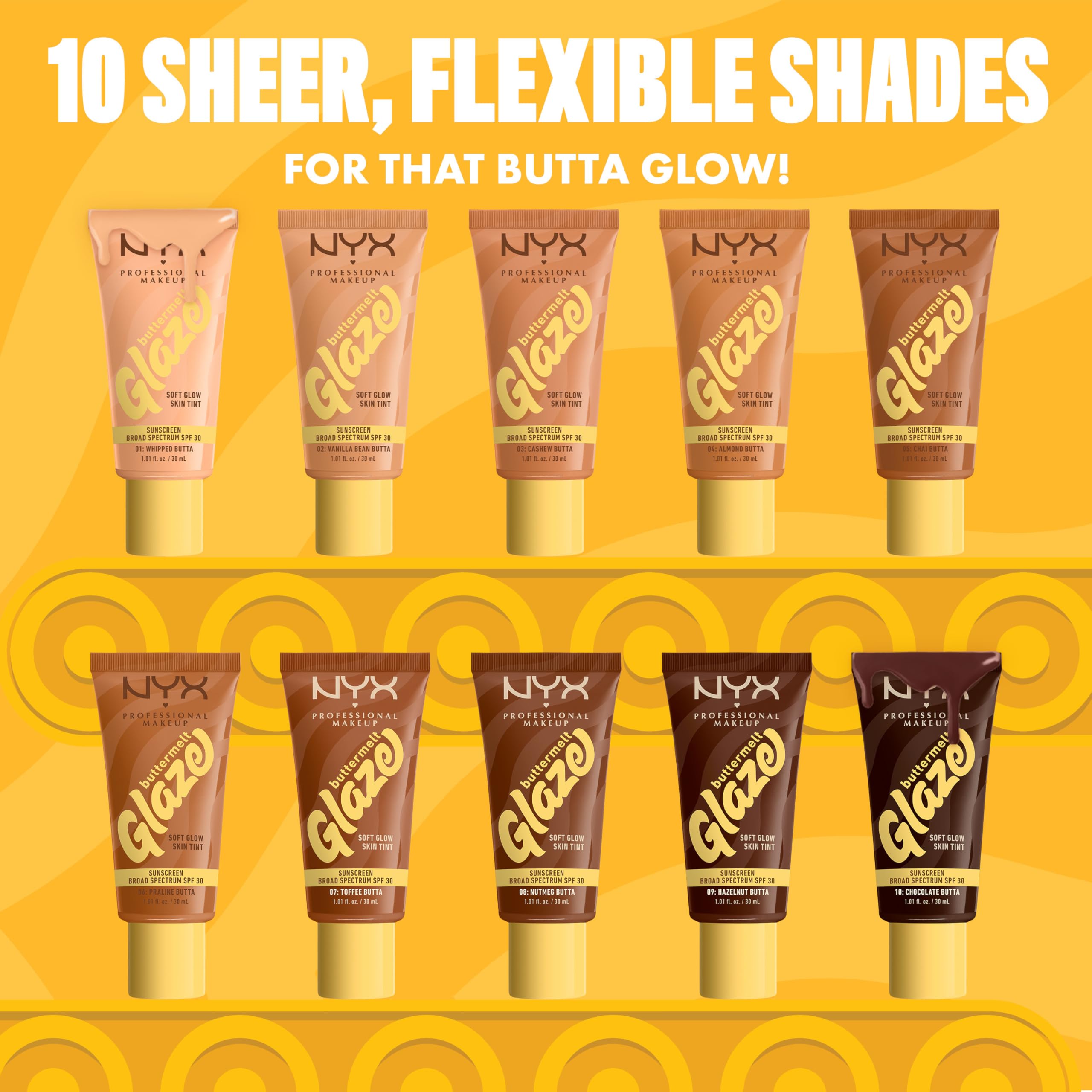 NYX Buttermelt Glaze - protection UV et hydratation jusqu’à 12 heures