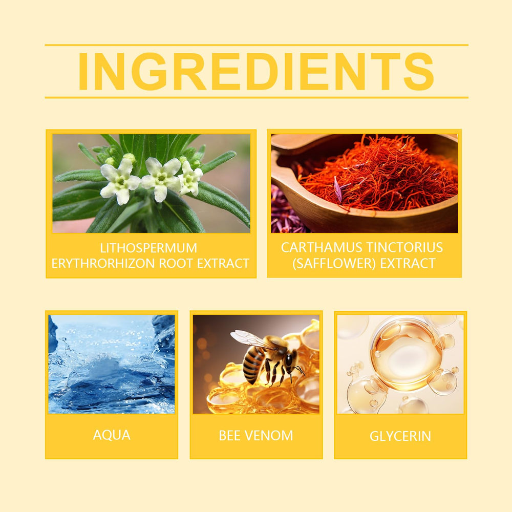 NYYQYYN Crème Venin d'Abeille Pack 3 – texture onctueuse pour une absorption douce.