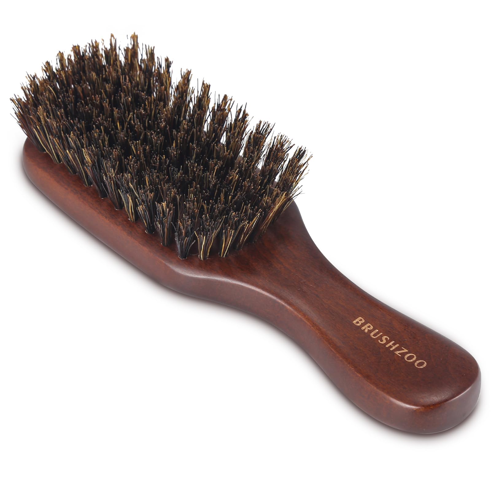 Brosse barbe O BRUSHZOO avec poils de sanglier pour démêler en douceur.