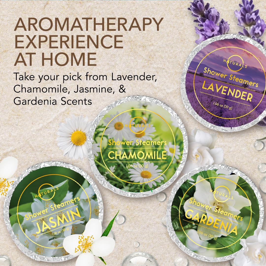 Galet douche aromathérapie O NATURALS Gardenia pour douceur