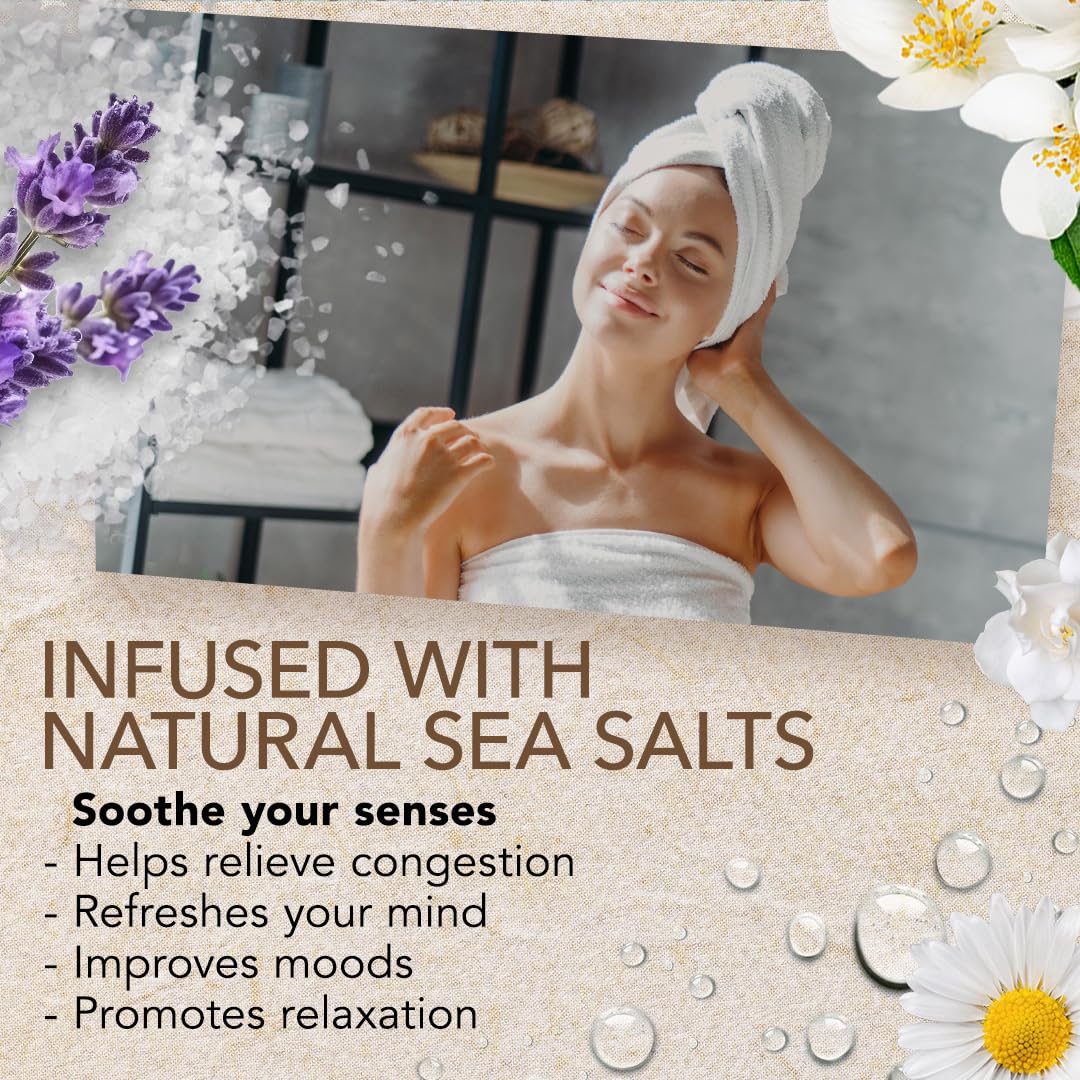 Galet douche aromathérapie O NATURALS Jasmin pour moment spa