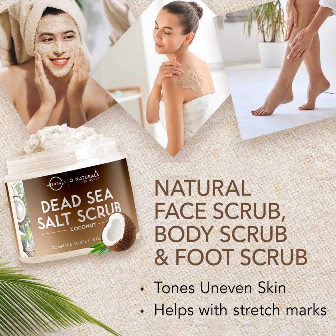 O Naturals huile coco pour le massage corporel, hydratation nourrissante.