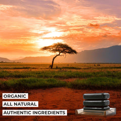 O Naturals mousse savon Afrique noire, texture riche pour la peau.