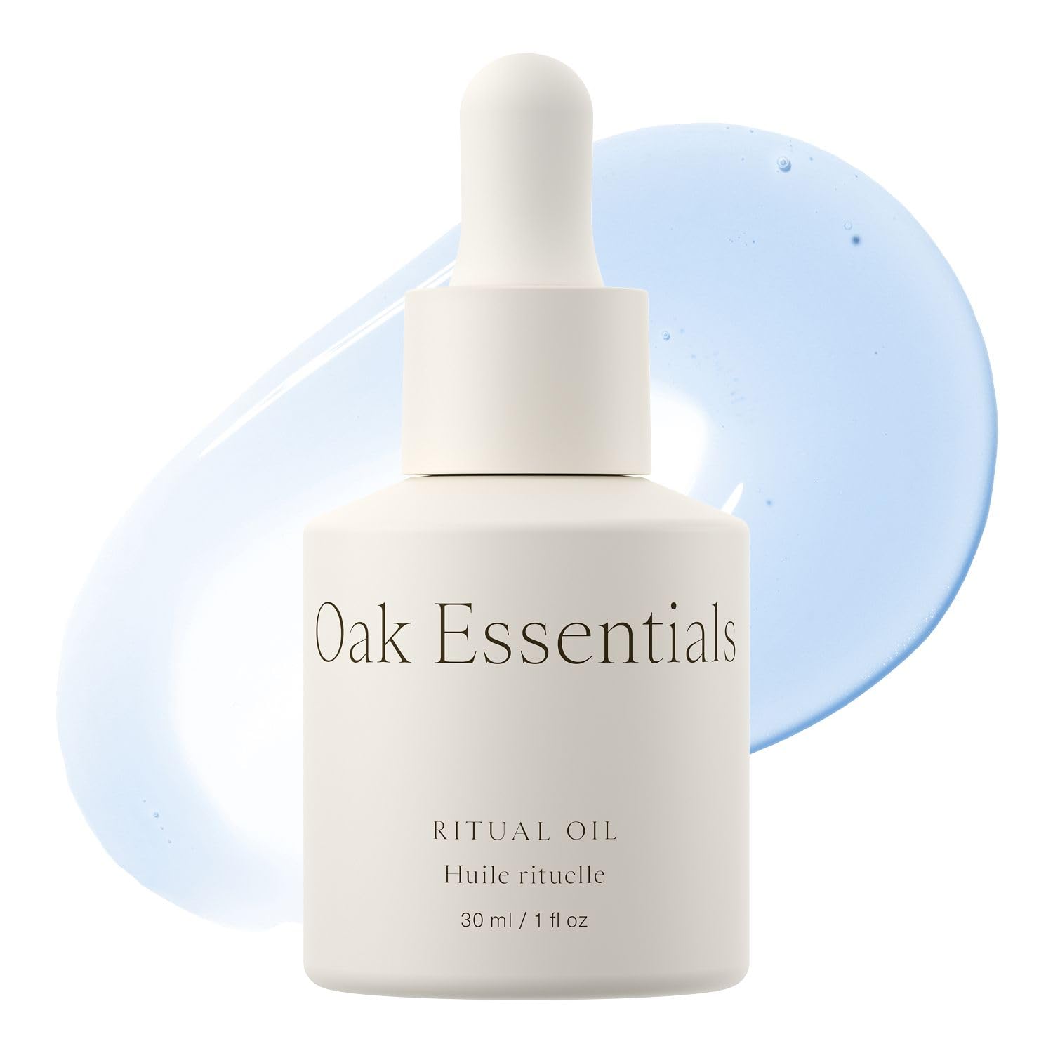 Oak Essentials Ritual Oil, flacon élégant favorisant hydratation légère et équilibre.