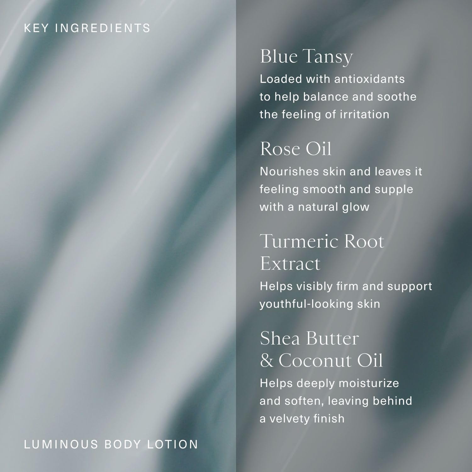 Oak Essentials Luminous Body Lotion – lavande et camomille, parfum relaxant.