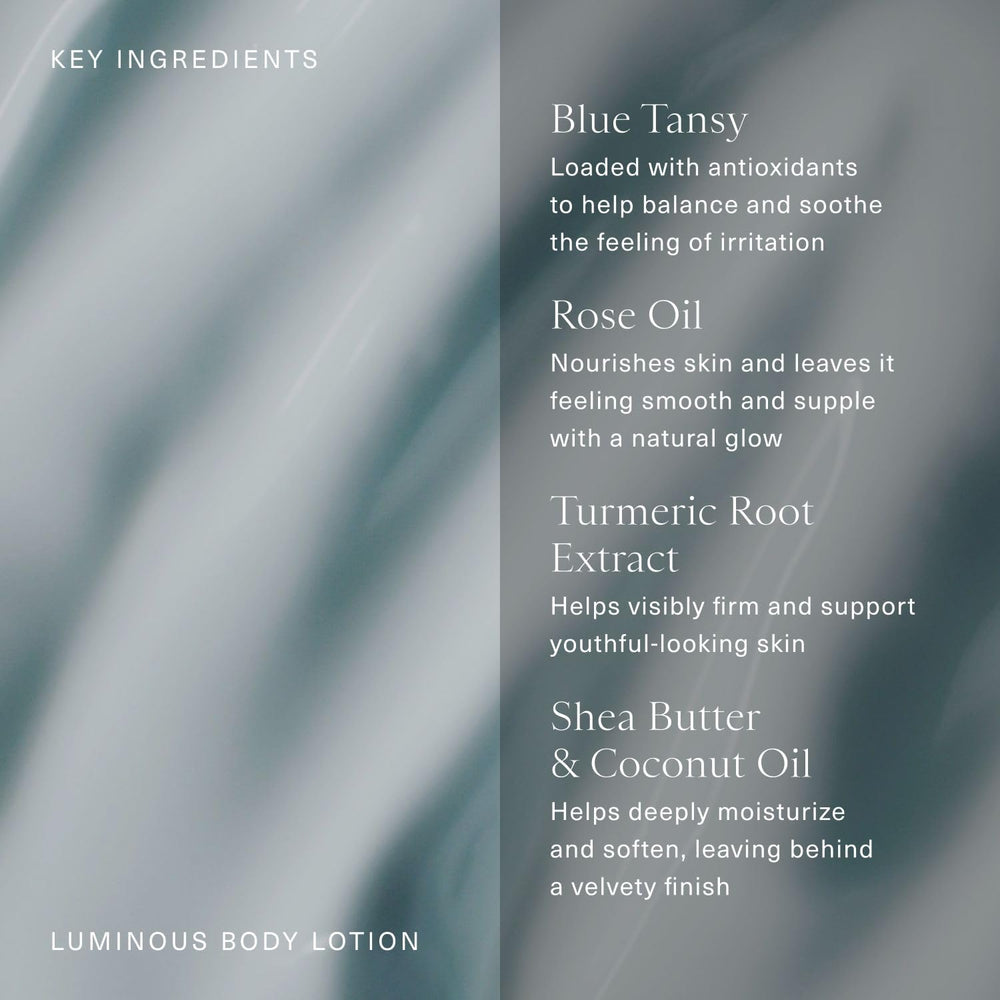 Oak Essentials Luminous Body Lotion – lavande et camomille, parfum relaxant.
