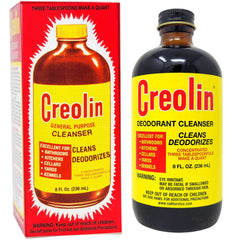 OAKHURST Creolin deodorizing cleanser bottle ready for versatile surface cleaning.