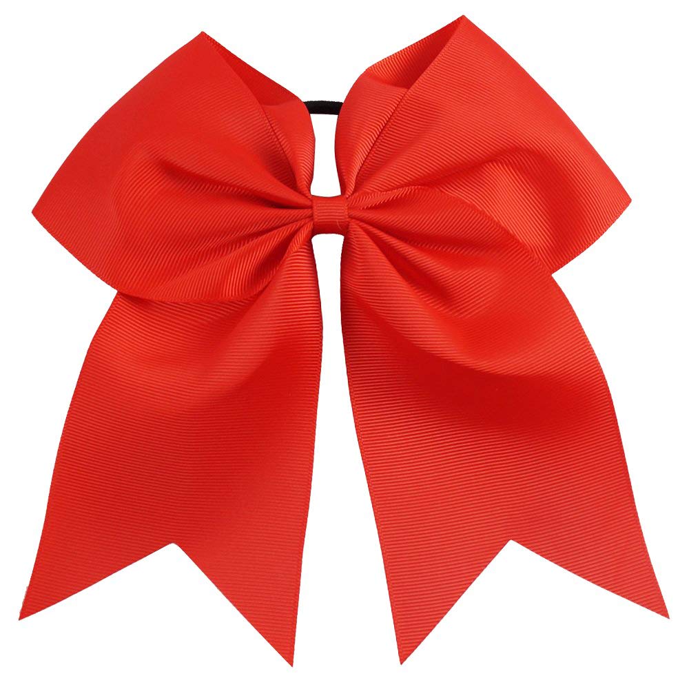 OAOLEER noeud pompon rouge 8 pouces, fixation légère et stable