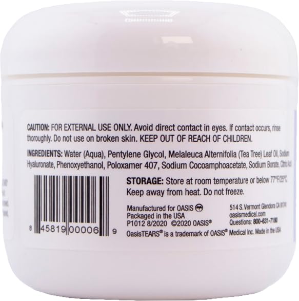 Emballage Oasis LID & LASH illustrant 60 lingettes faciles à transporter