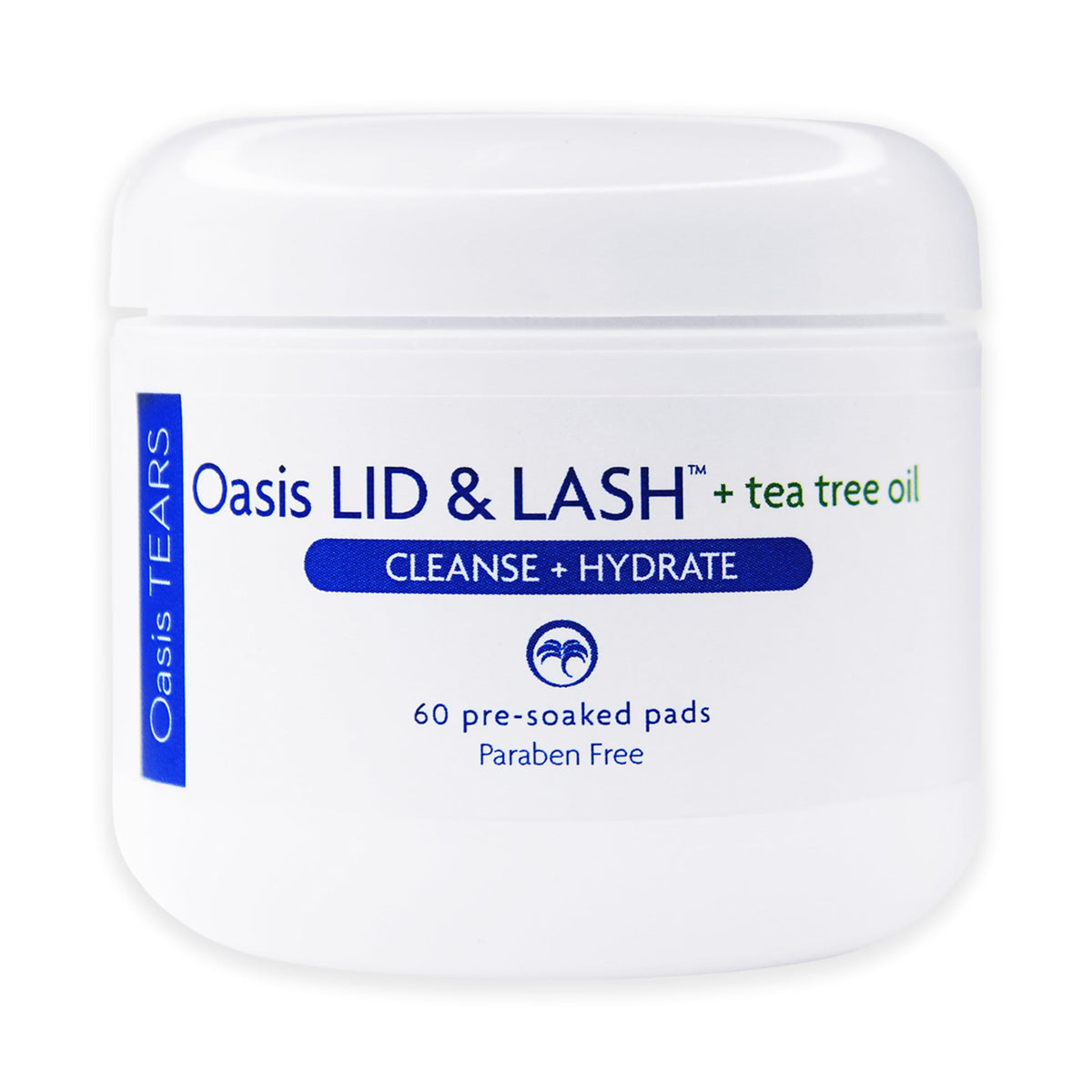 Lingettes Oasis LID & LASH pour paupières, nettoyage en douceur et parfum hydratant