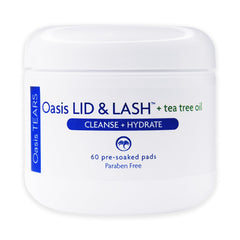 Lingettes Oasis LID & LASH pour paupières, nettoyage en douceur et parfum hydratant
