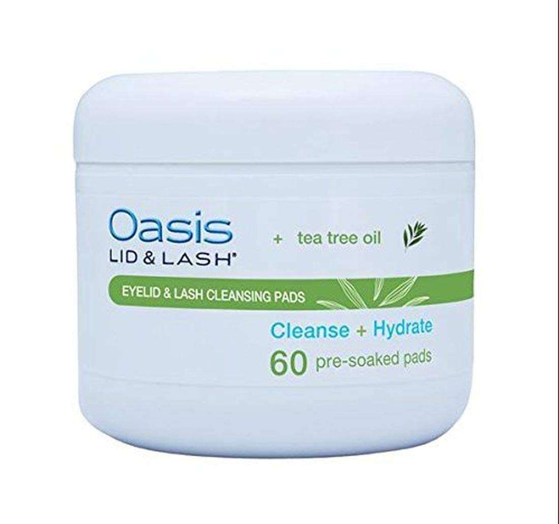 Pad Oasis LID & LASH pour nettoyage doux des yeux et cils, routine quotidienne