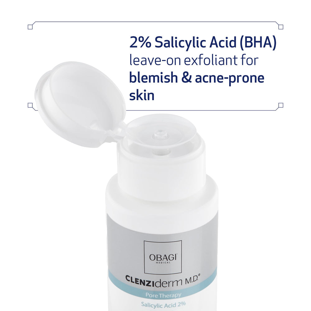 Étiquette Obagi CLENZIderm M.D. Toner avec les instructions d’utilisation.